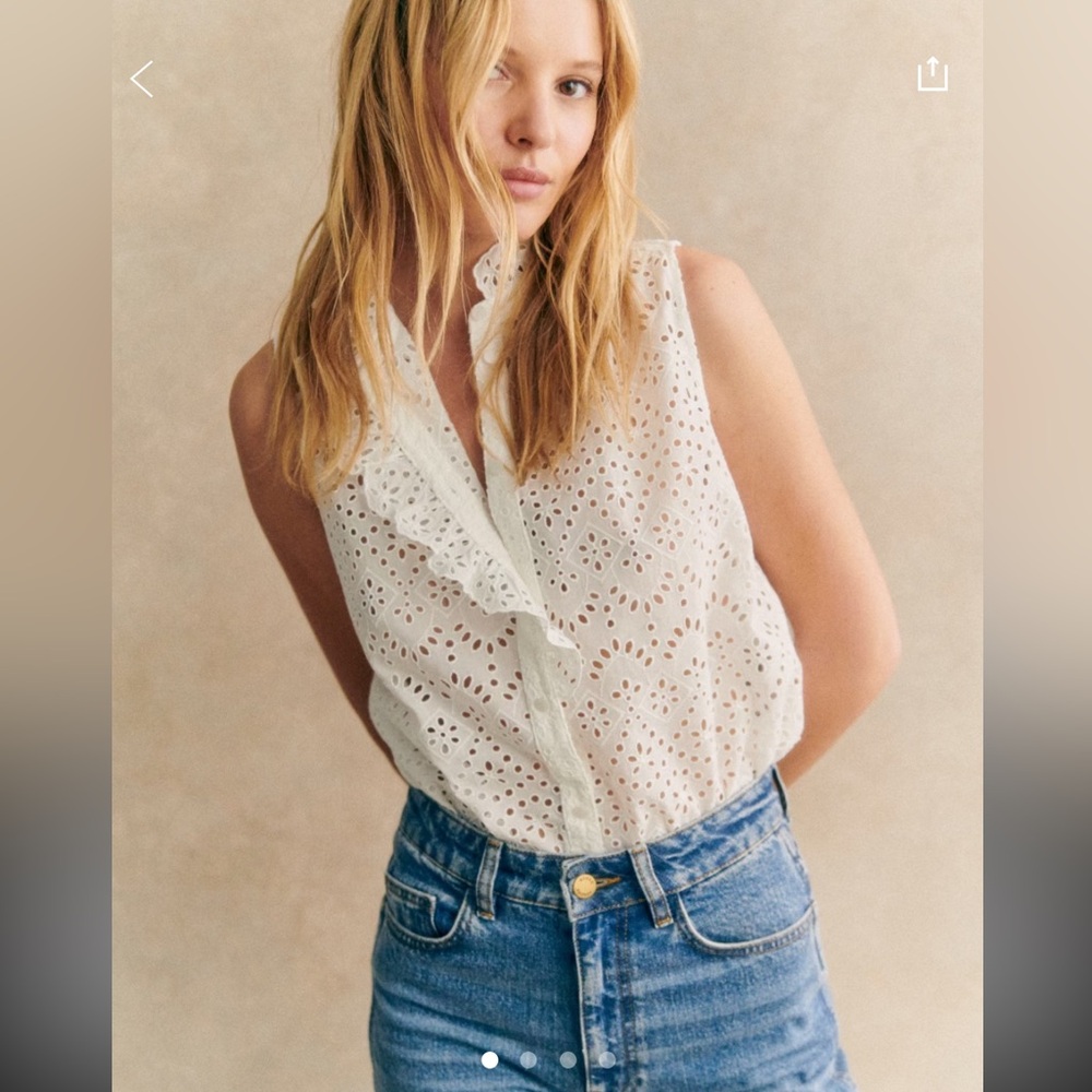 Sezane Celinda shirt (size 34)